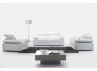 Design couches sofas upholstery leather 3+1+1 seater sofa set ensemble set