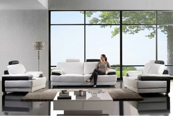 Sofa living room set leather sofa couches seating set sofa upholstery couch 3-piece armchair