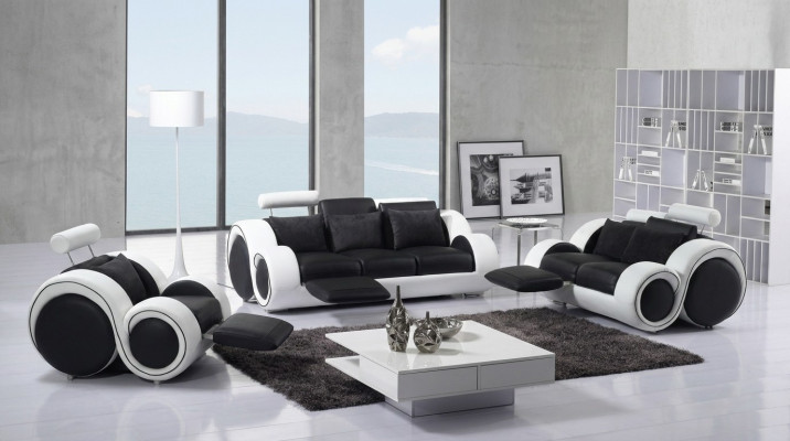 Designer sofa set 3+1+1 seater sofa leather couch set upholstery set