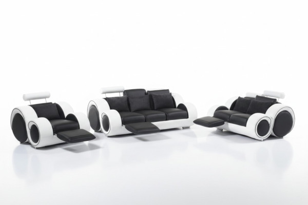 Designer sofa set 3+1+1 seater sofa leather couch set upholstery set