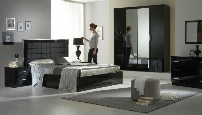 Design Bedroom 6-piece Bedroom Complete Set Bed Nightstand Dresser New