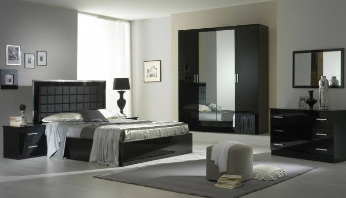 Design Bedroom 6-piece Bedroom Complete Set Bed Nightstand Dresser New