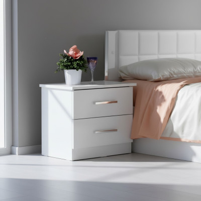Design night table console metal gloss tables consoles bedroom side table