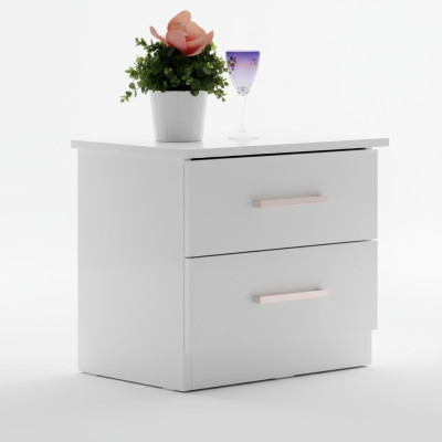 Design night table console metal gloss tables consoles bedroom side table