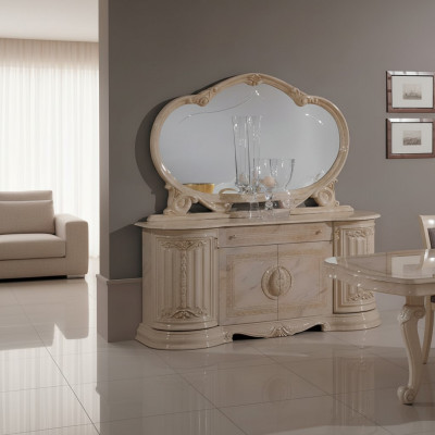 Dressers Sideboards Living Room Buffet Mirror Italian Furniture 2-piece Set New