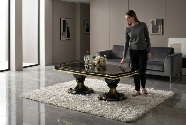 Luxury design couch table coffee side tables living room Italian furniture