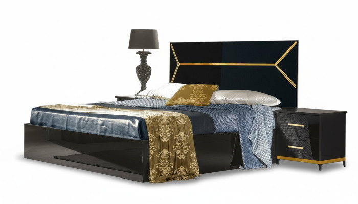 Classic style beds leather double hotel bed modern bedroom furniture wood