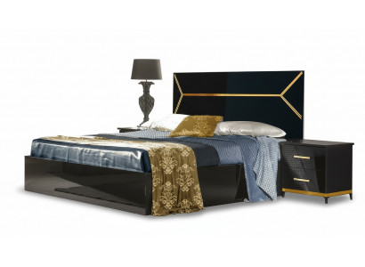 Classic style beds leather double hotel bed modern bedroom furniture wood