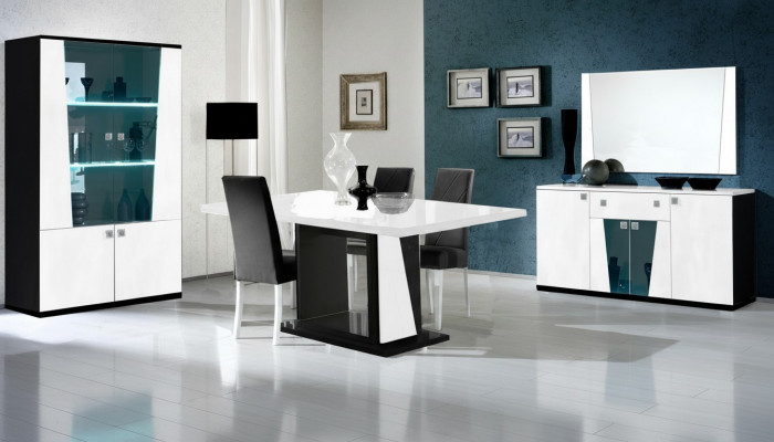 Luxury furniture chair chairs set dining room dining table 8-piece set table new