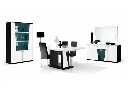 Luxury furniture chair chairs set dining room dining table 8-piece set table new