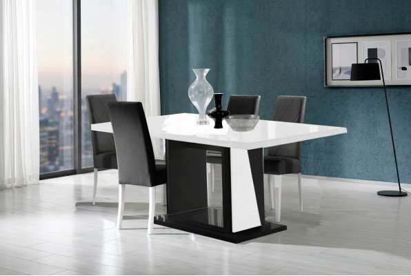 Modern dining table, tables, wooden table, dining room 140/180x90cm, extendable, new.