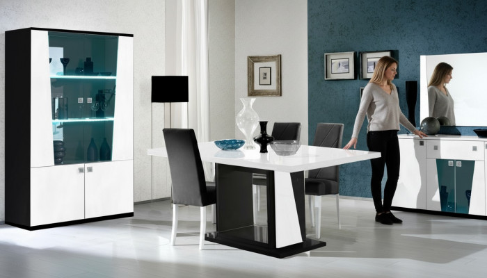 Dresser Buffet Sideboard Mirror Dressers Wood Big Modern Sideboard Cabinet 2-piece
