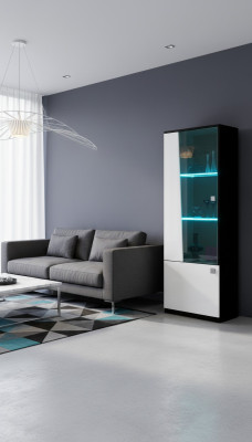 Noble Display Cabinet Modern Style Cabinet Shop Window Living Room Glass Living Room New