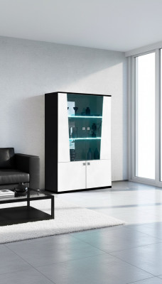 Modern wooden display cabinet glass cabinet Italy