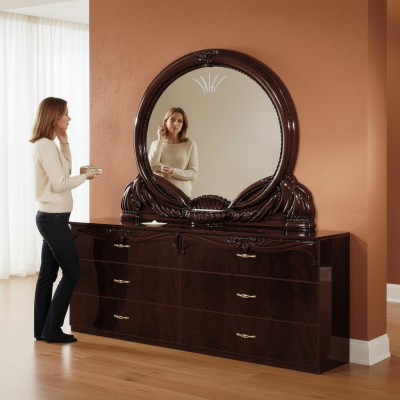 Design dresser cabinet luxury dressers cabinet shelf console furniture made in Italy
