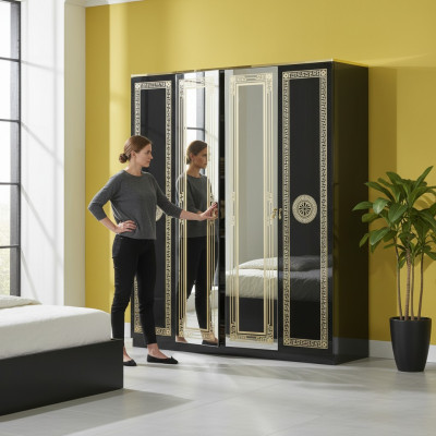 Wardrobe Noble Wardrobe Made in Italy Classic Wardrobes Bedroom