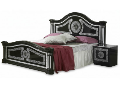 Bed Pillows Classic Double Bed 180x200cm Wood Hotel Beds Bedroom New