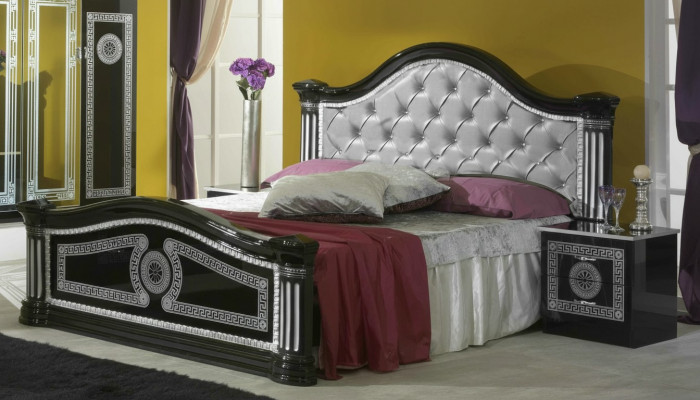 Luxury Chesterfield Beds Royal Wood Bed Palace Hotel Double Bed 180x200