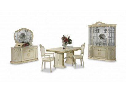 Dining room set showcase dining table suite table group 4-piece set complete baroque