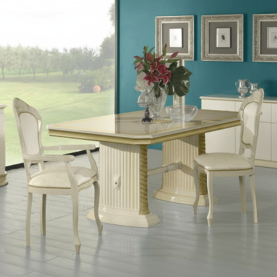 Style dining table real wood classical designer tables Italian furniture