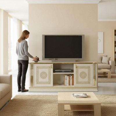 RTV TV Cabinet Table Living Room Dresser Lowboard Sideboard Italian Furniture