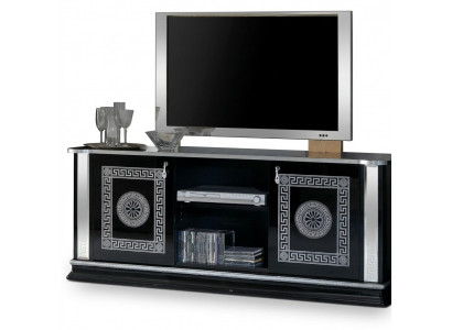 Black TV Table RTV Cabinet Lowboard Furniture TV Stand Design Television Cabinet