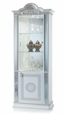High-quality showcase cabinet luxury cupboard wood Italian style furniture glass new