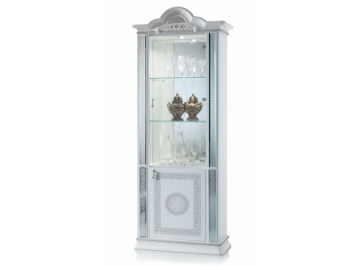 High-quality showcase cabinet luxury cupboard wood Italian style furniture glass new