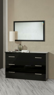 Buffet Sideboard Dresser Mirror Genuine Handcrafted Wood Shelf 2-piece Shelves Dressers