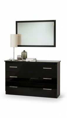 Buffet Sideboard Dresser Mirror Genuine Handcrafted Wood Shelf 2-piece Shelves Dressers