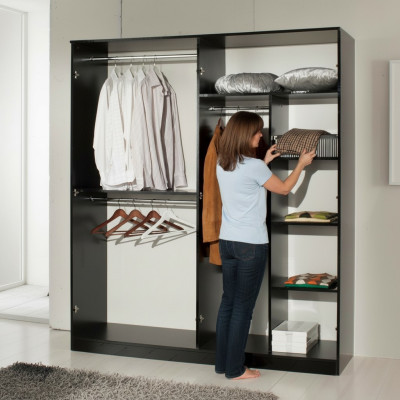 Clothes Closet Designer High Gloss Wardrobes Furniture Living Wood High Gloss