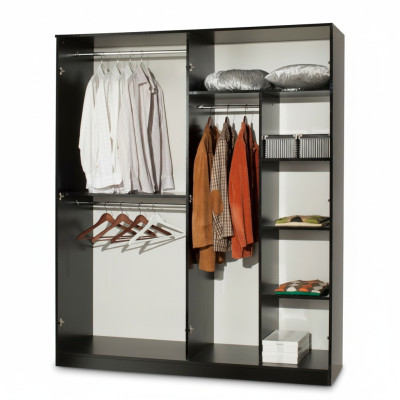 Clothes Closet Designer High Gloss Wardrobes Furniture Living Wood High Gloss