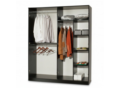 Clothes Closet Designer High Gloss Wardrobes Furniture Living Wood High Gloss