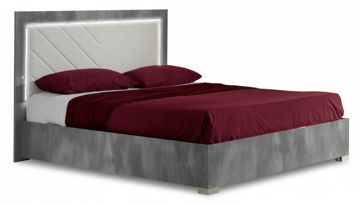 Design bedroom 3-piece set. Bed, 2x nightstands, classic luxury bed set furniture.
