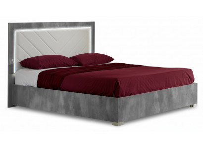 Design bedroom 3-piece set. Bed, 2x nightstands, classic luxury bed set furniture.