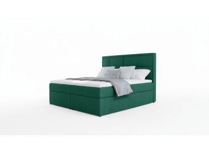 Luxury velvet bed, 180x215, classic bedroom, Italian furniture.