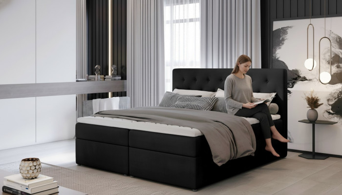 Bed Cushion Design Luxury Hotel Beds Double 180x200cm Sleeping Room Fabric