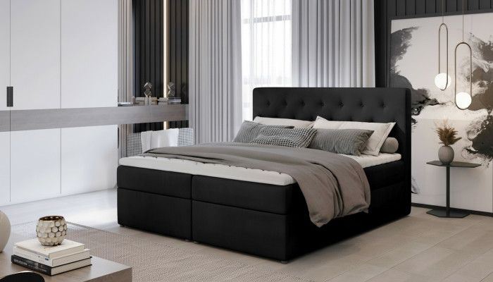 Bed Cushion Design Luxury Hotel Beds Double 180x200cm Sleeping Room Fabric