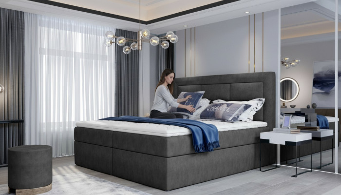 Textile design bed double beds luxury marriage modern hotel frame sleep