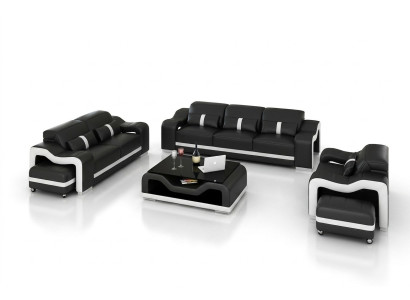 Sofa set 311 seaters set design sofas upholstered couches relax leather