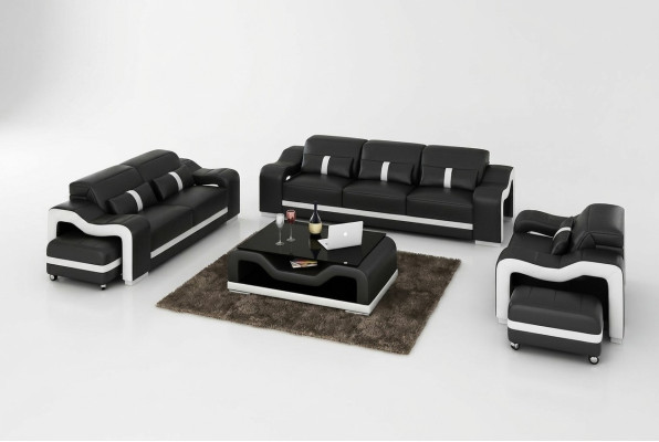 Sofa set 321 seating set design sofas upholstery couches leather relax