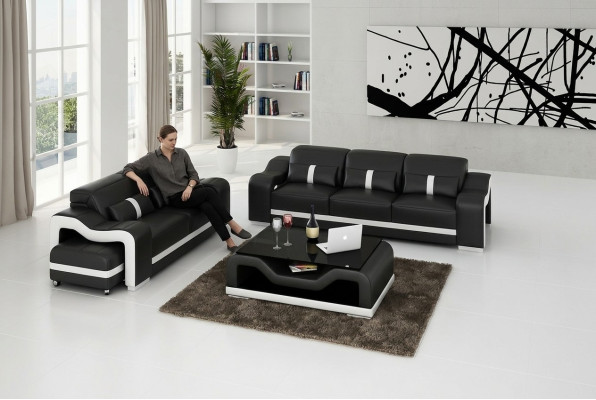 Modern sofa set 3+2 seater sofa couch upholstery set couches leather