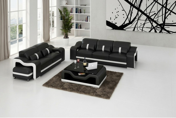 Modern sofa set 3+2 seater sofa couch upholstery set couches leather