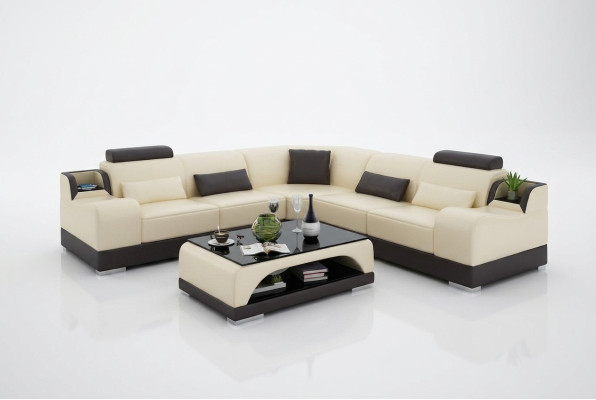 Corner sofa couch upholstery living landscape corner set corner leather sofa gray
