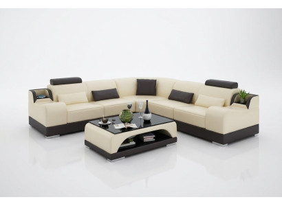 Corner sofa couch upholstery living landscape corner set corner leather sofa gray