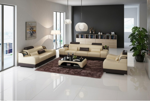 Designer sofa set 321 seater sofa couch leather suite upholstery set