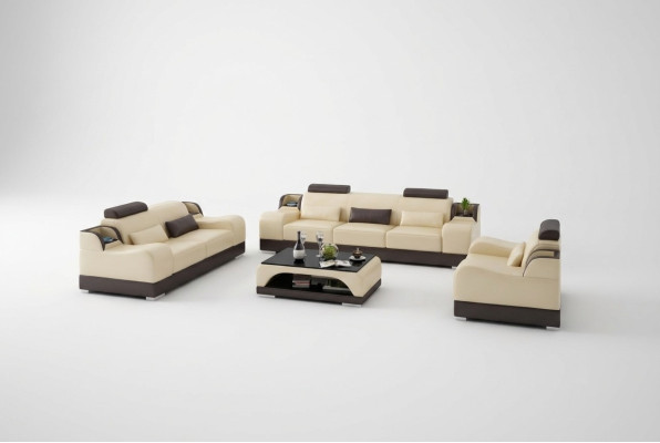 Design sofa set 2x 3-seater set sofas upholstered couches modern couch