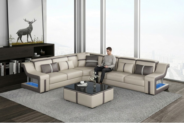 Sectional sofa couch upholstery L-shaped seating landscape furniture sofas