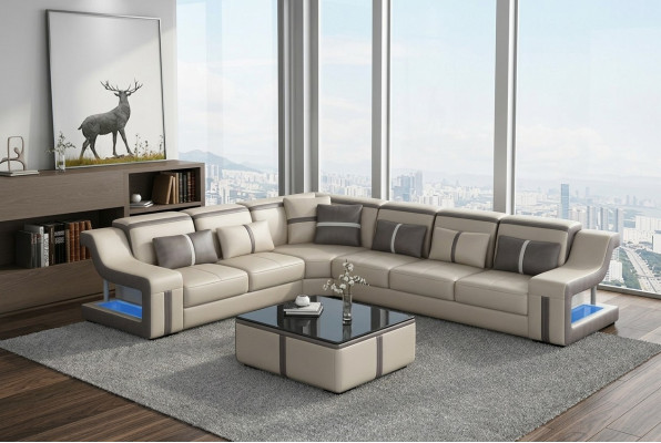 Sectional sofa couch upholstery L-shaped seating landscape furniture sofas
