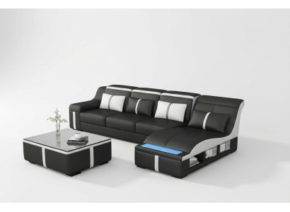 LForm leather living landscape couch upholstery seat corner sofa sofa large